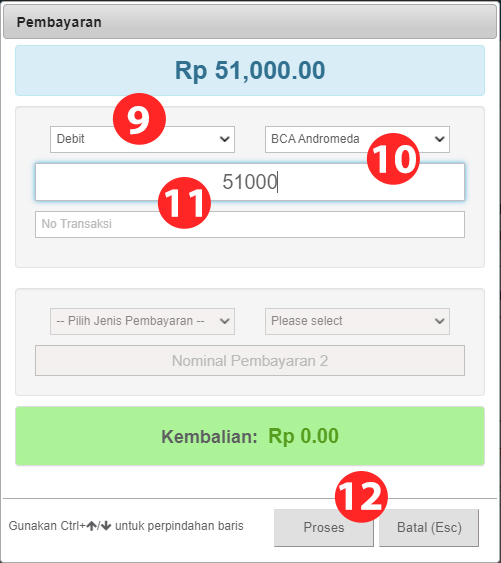 Proses Pembayaran Transaksi MDR