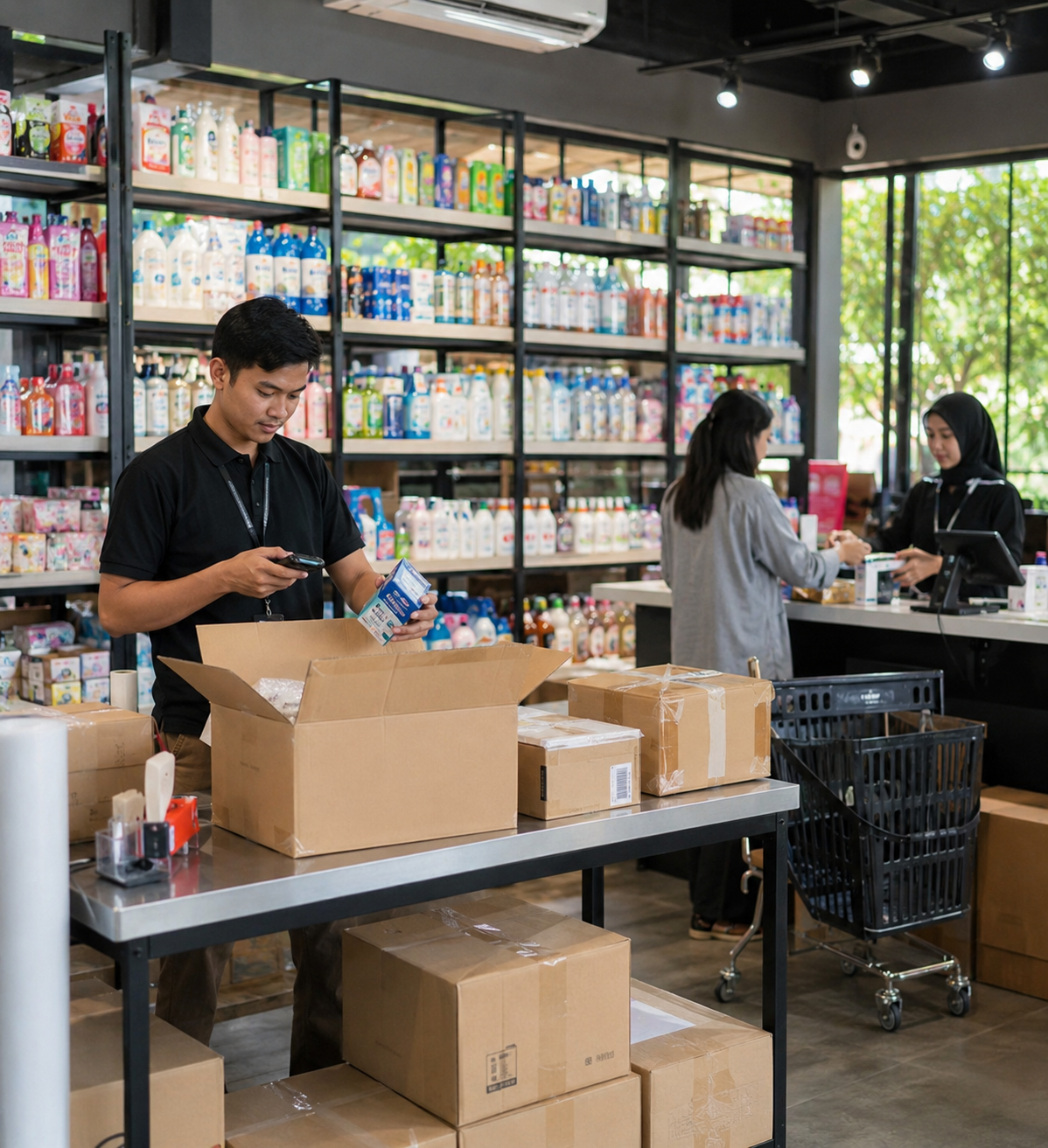 Omnichannel FMCG Offline Online Erzap ERP