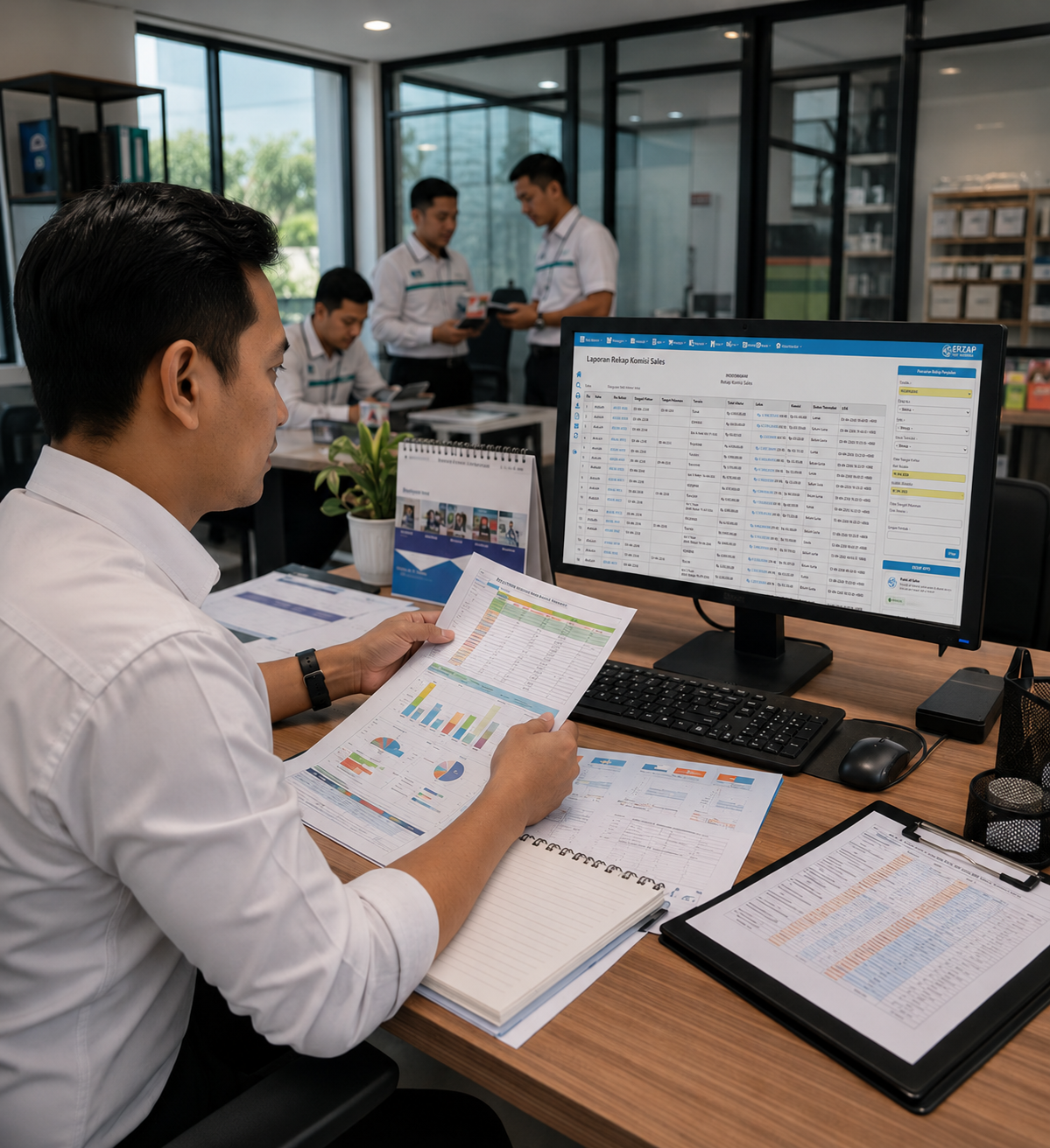 Manajemen Sales Komisi FMCG Erzap ERP