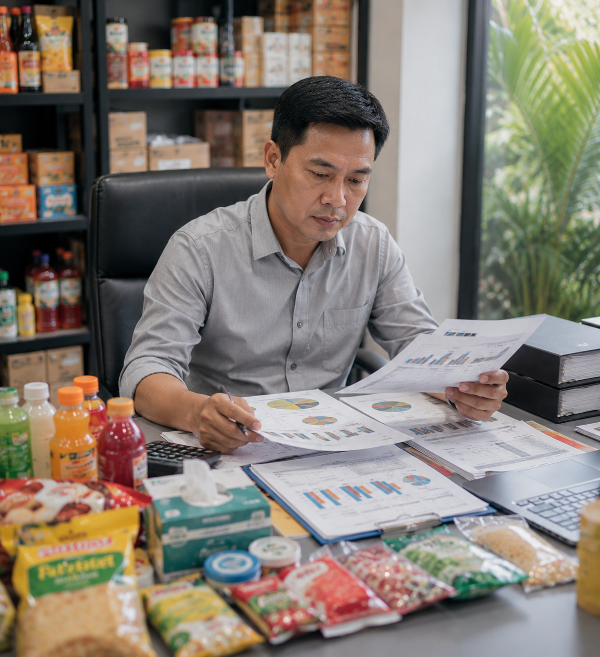 Statistik Penjualan FMCG Erzap ERP