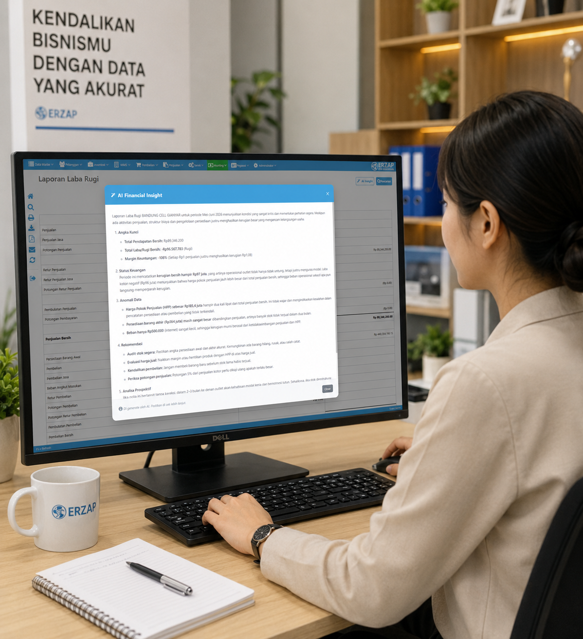 AI Insight Laba Rugi Erzap