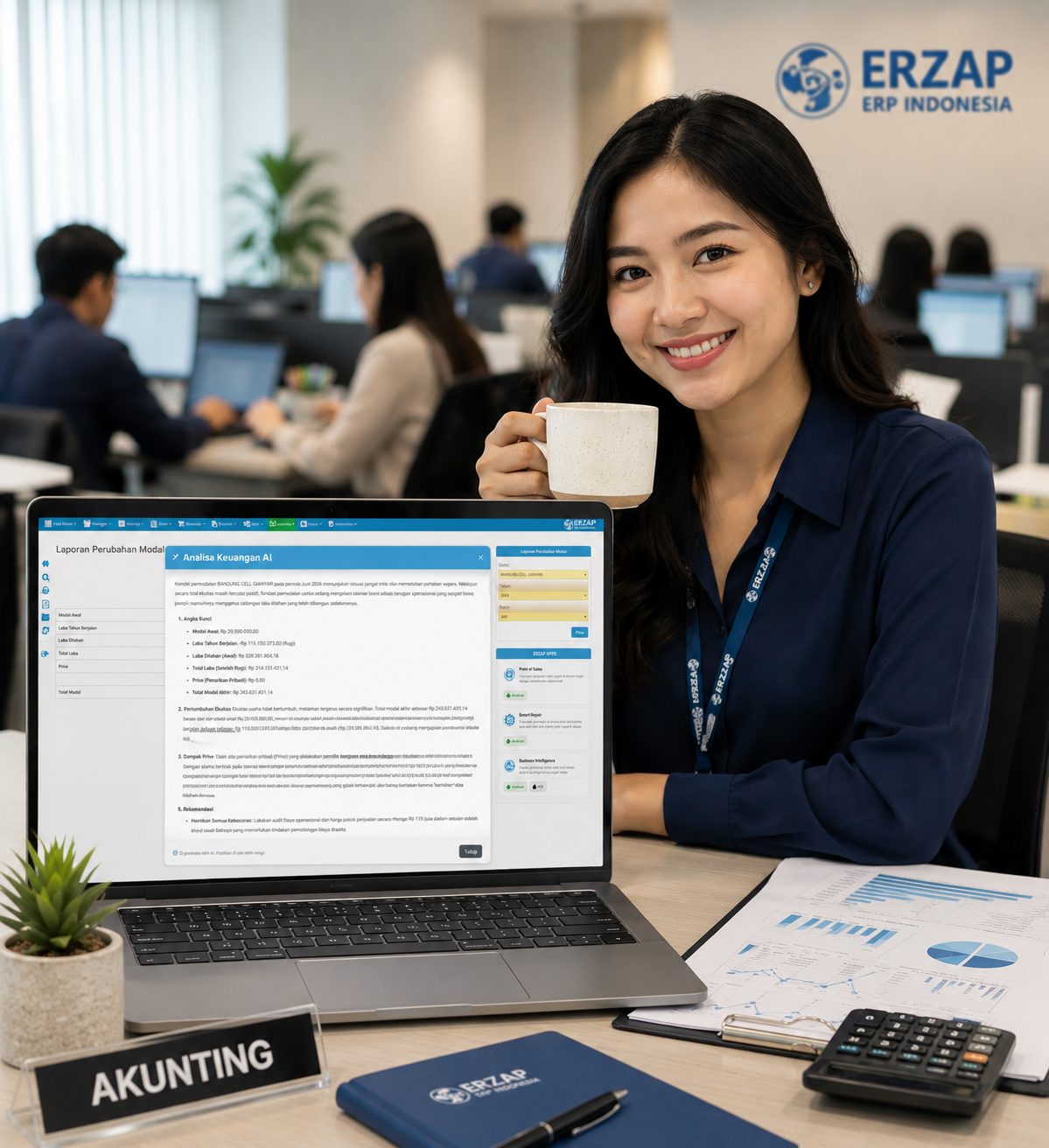 AI Insight Perubahan Modal Erzap